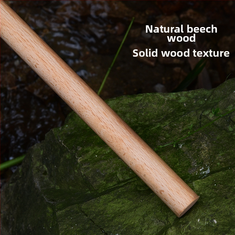 Držiak na závesovú tyč, masívny buk, japonský rímsky štýl, značka Teren, bez možnosti prispôsobenia