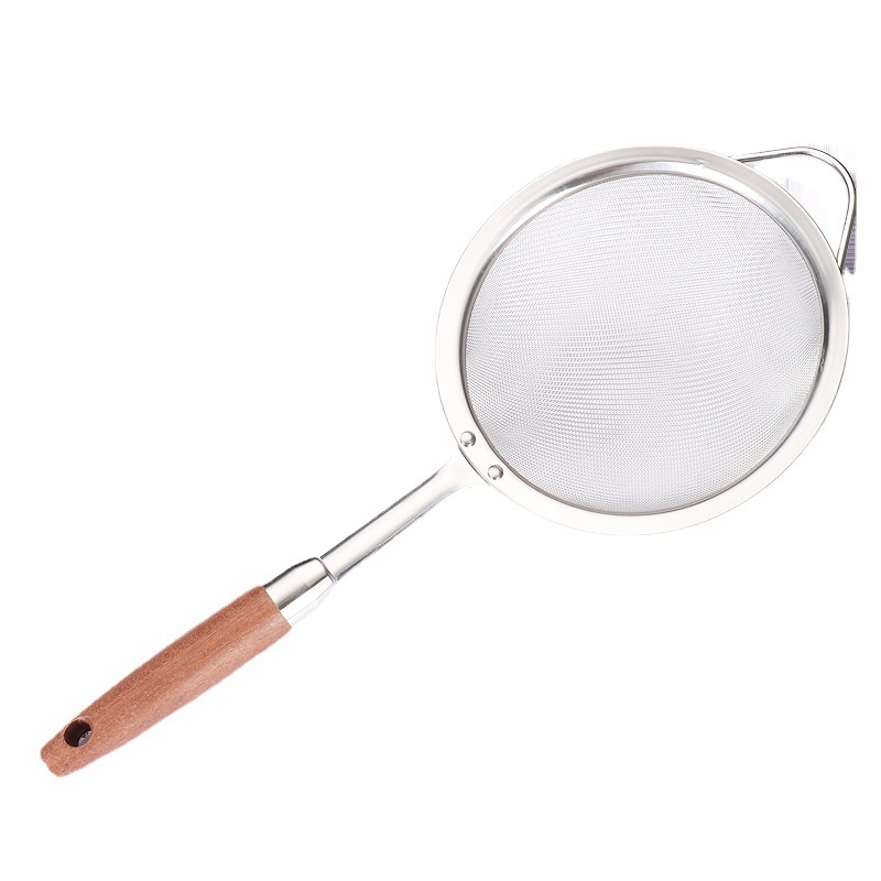 Strecurător de bucătărie din oțel inoxidabil 304, mâner antiaderant, cârlig simplu pentru agățare, stil modern, personalizare și imprimare logo