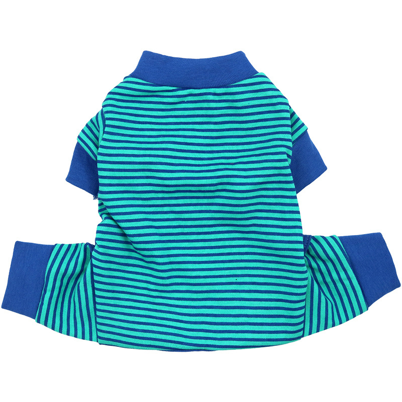 Pamučna odjeća za četveronožne kućne ljubimce s zaštitom trbuha, ležernog stila za male pse i mačke, pogodno za sve sezone