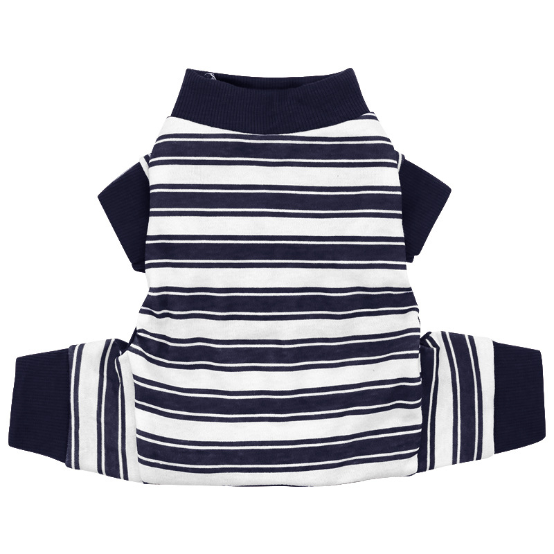 Pamučna odjeća za četveronožne kućne ljubimce s zaštitom trbuha, ležernog stila za male pse i mačke, pogodno za sve sezone