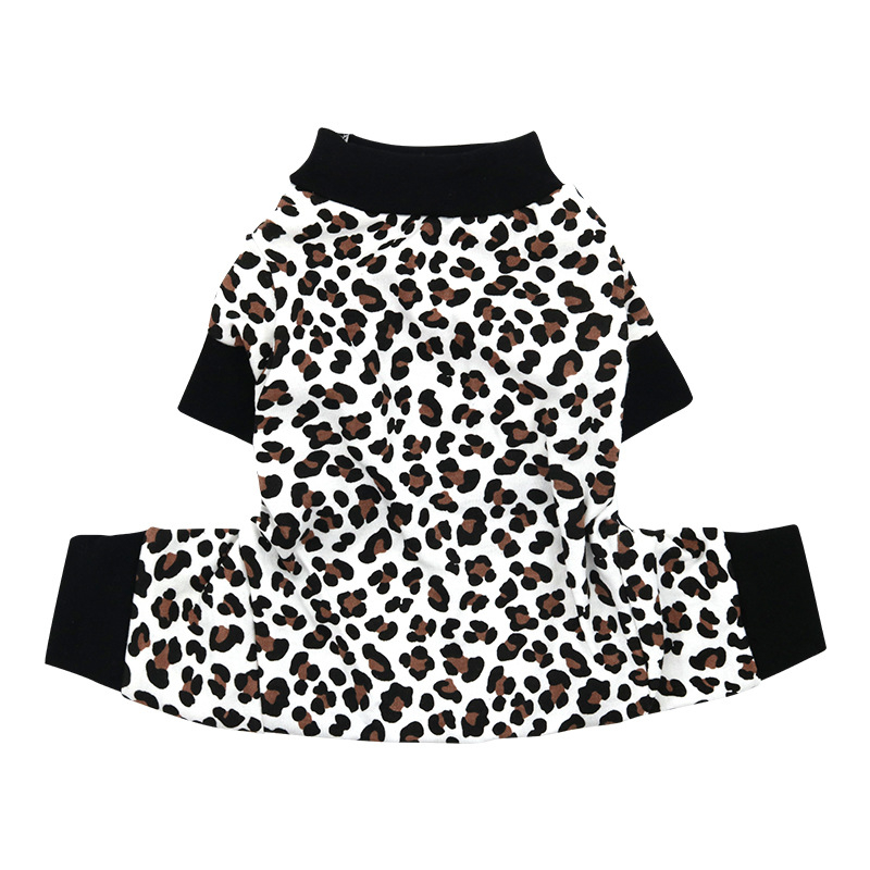 Pamučna odjeća za četveronožne kućne ljubimce s zaštitom trbuha, ležernog stila za male pse i mačke, pogodno za sve sezone