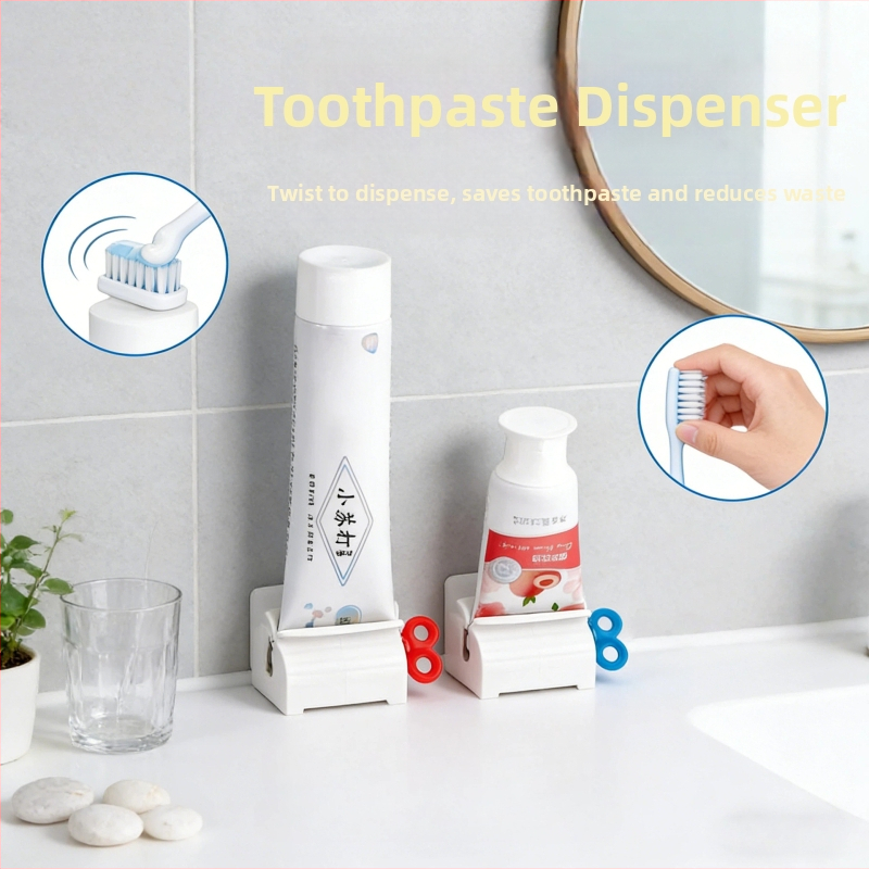 Pengyi tlakovač zubnej pasty, ručný klip na pastu, konvenčná špecifikácia, vhodný pre deti, tínedžerov, dospelých a seniorov