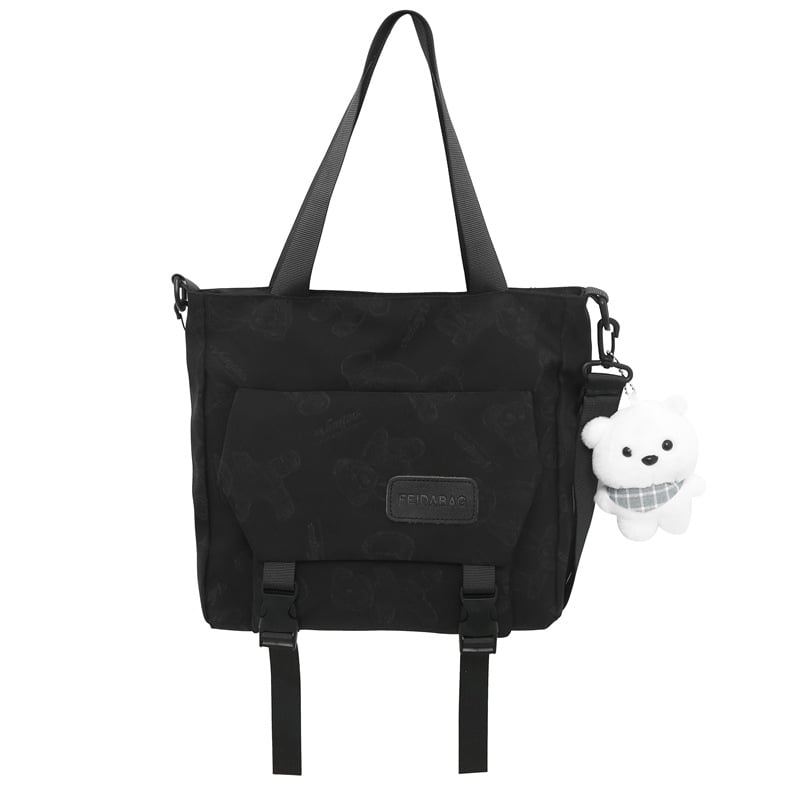 Hátizsák, street-trendy nejlon, 20–35L, 11 hüvelykes laptophoz, állatmintás