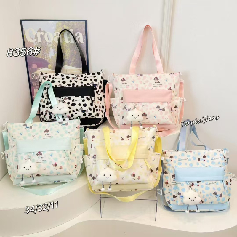 Školska torba velike kapacitete, cartoon dizajn, Oxford tkanina, remen s jastukom zraka, za školu