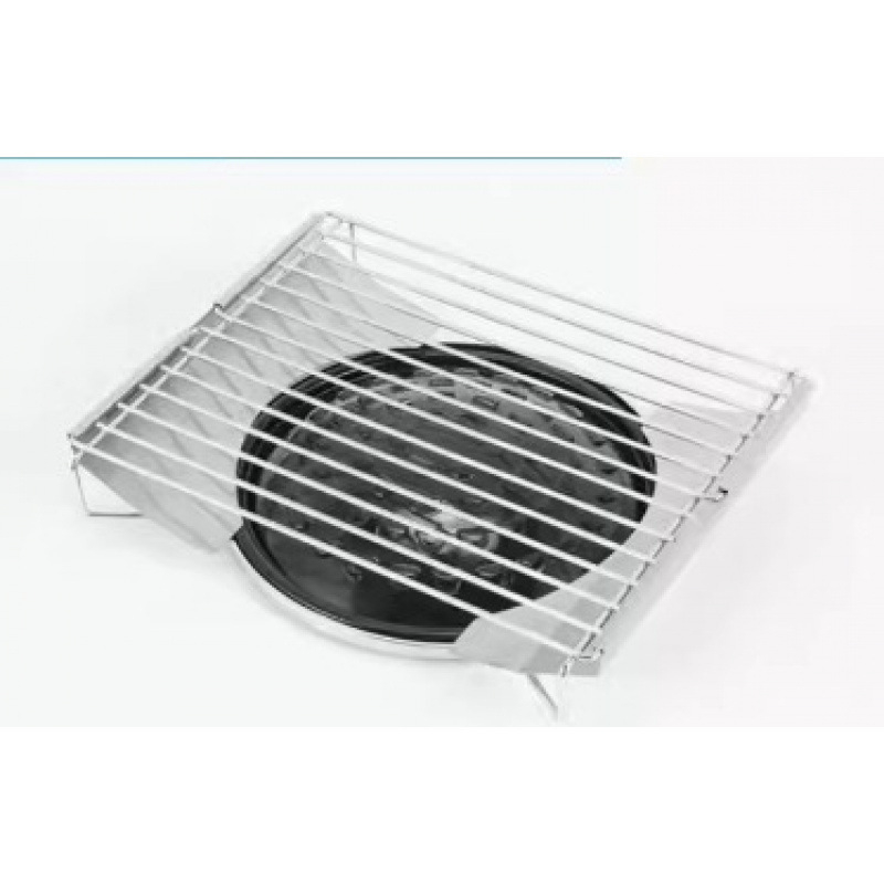 Γκριλ μπάρμπεκιου σε εστία αερίου, ανοξείδωτο ατσάλι, τετράγωνο σχήμα, κορεατικό στυλ