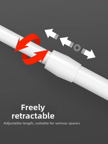 Telescopická tyč na závesy – bez vŕtania, mini vysúvacia tyč do sprchy a kúpeľne, unesie záťaž