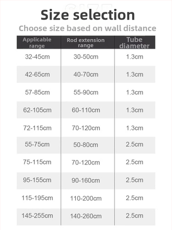 Telescopická tyč na závesy – bez vŕtania, mini vysúvacia tyč do sprchy a kúpeľne, unesie záťaž