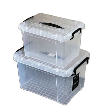 Διάφανη θήκη αποθήκευσης με καπάκι - PP πλαστικό, οργανωτής για υπνοδωμάτιο, χωρητικότητα 20-30 λίτρων, φορητό