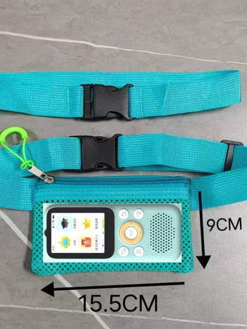 Sportska torbica za struk za učenike – prozračna, ultra lagana poliester, mladenački kampus stil