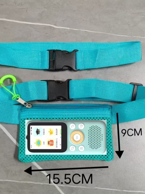 Sportska torbica za struk za učenike – prozračna, ultra lagana poliester, mladenački kampus stil