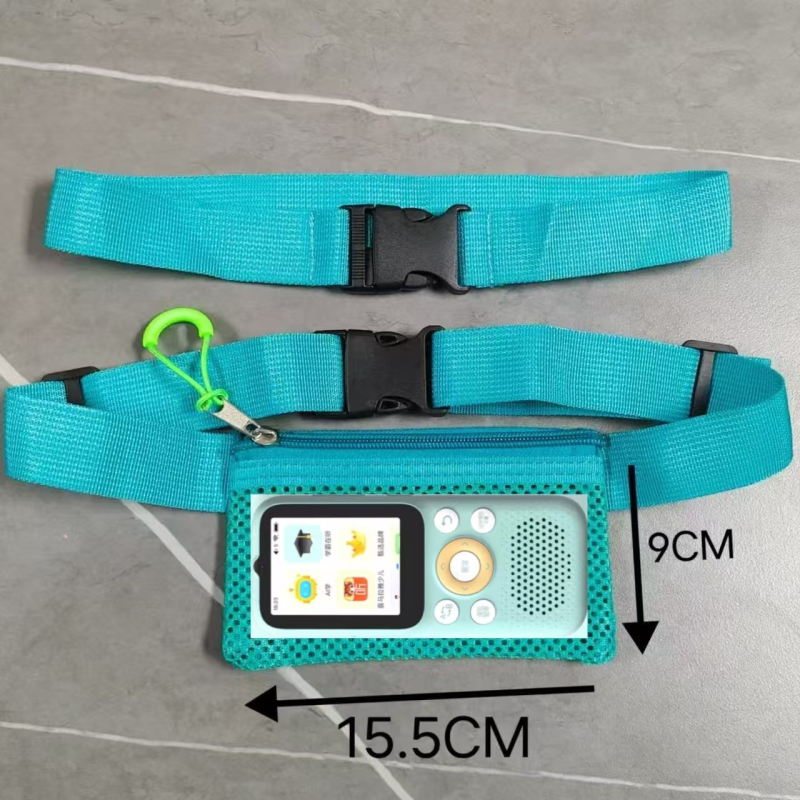 Sportska torbica za struk za učenike – prozračna, ultra lagana poliester, mladenački kampus stil