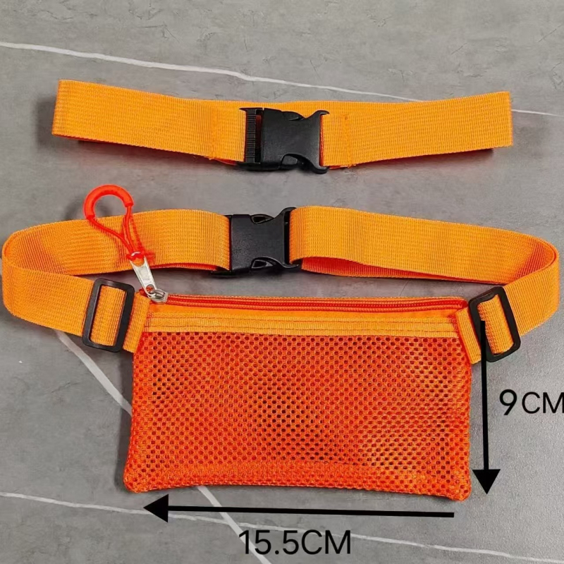 Sportska torbica za struk za učenike – prozračna, ultra lagana poliester, mladenački kampus stil