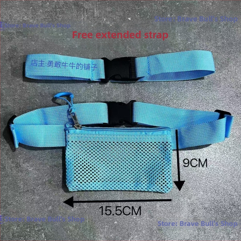 Sportska torbica za struk za učenike – prozračna, ultra lagana poliester, mladenački kampus stil