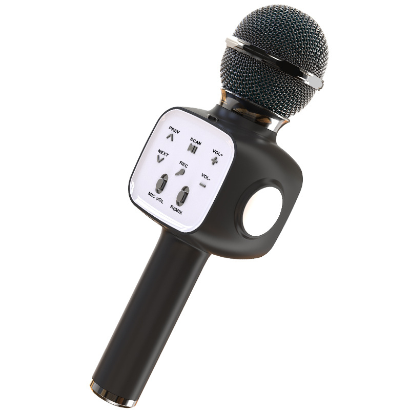Detský Bluetooth mikrofón — prenosný bezdrôtový mikrofón na karaoke, vstavaná batéria, Bluetooth 5.3, 100 Hz-20 kHz, výdrž batérie 3-6 h
