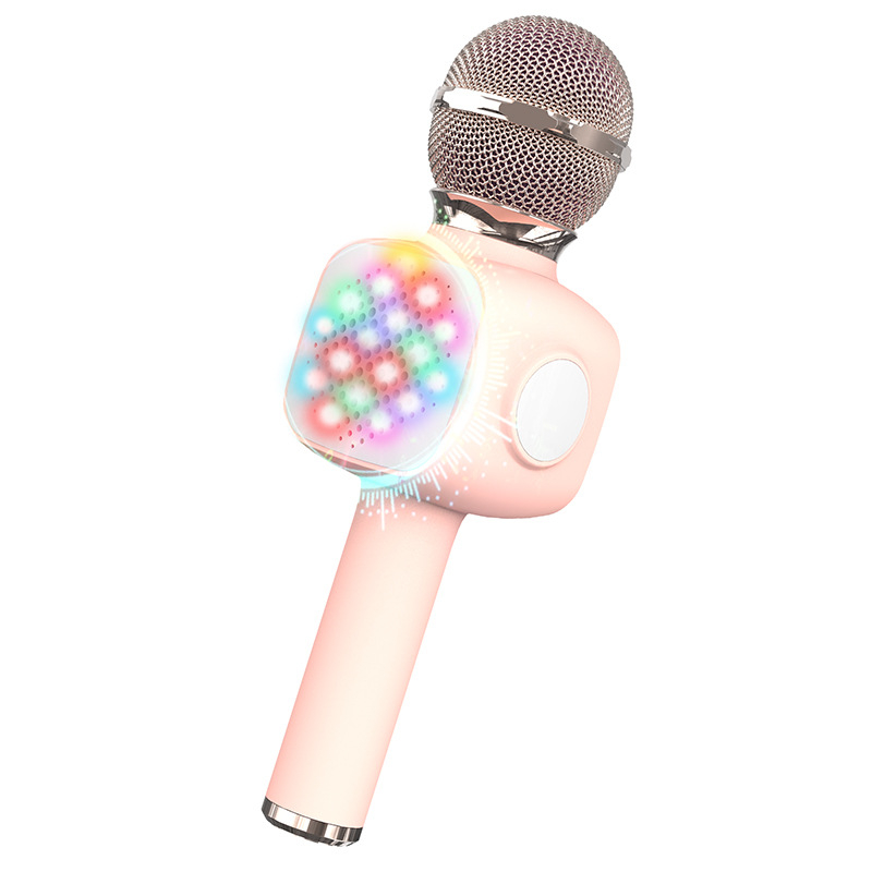 Detský Bluetooth mikrofón — prenosný bezdrôtový mikrofón na karaoke, vstavaná batéria, Bluetooth 5.3, 100 Hz-20 kHz, výdrž batérie 3-6 h
