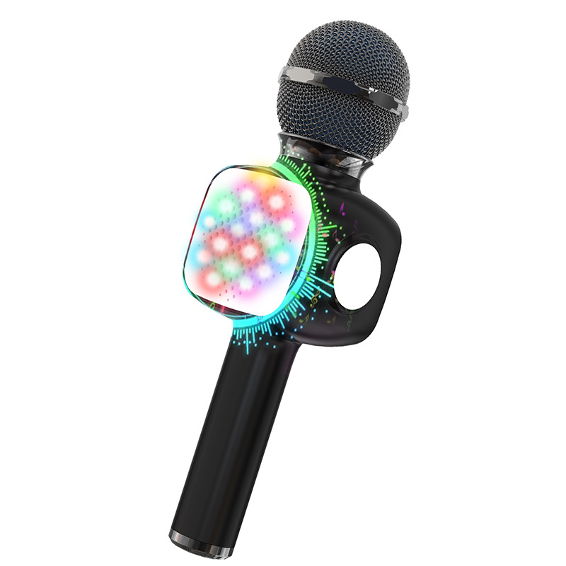 Detský Bluetooth mikrofón — prenosný bezdrôtový mikrofón na karaoke, vstavaná batéria, Bluetooth 5.3, 100 Hz-20 kHz, výdrž batérie 3-6 h