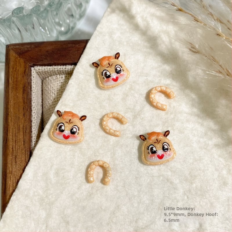 Dodaci za nokte - karikaturni ukrasi od smole, Princess serija, jednostavan stil (Materijal: Smola; Uzorak: Karikatura; Serija: Princess; Stil: Jednostavan)