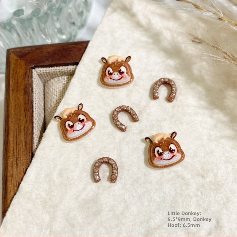 Dodaci za nokte - karikaturni ukrasi od smole, Princess serija, jednostavan stil (Materijal: Smola; Uzorak: Karikatura; Serija: Princess; Stil: Jednostavan)