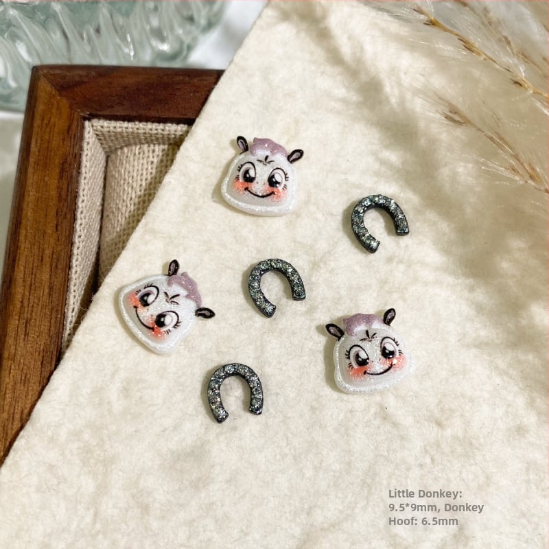 Dodaci za nokte - karikaturni ukrasi od smole, Princess serija, jednostavan stil (Materijal: Smola; Uzorak: Karikatura; Serija: Princess; Stil: Jednostavan)