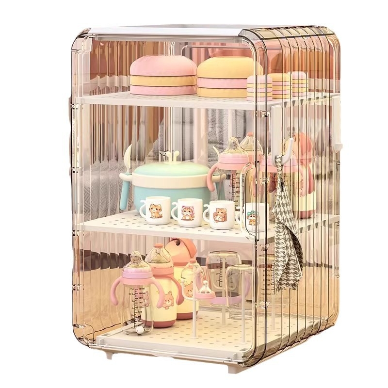 Κουτί αποθήκευσης μπιμπερού και βάση στέγνωσης – Υλικό PS, 18L, Μετακινούμενο, Απλός και μοντέρνος σχεδιασμός