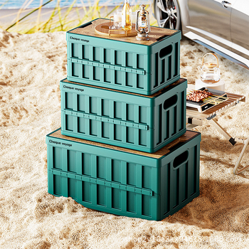 Εξωτερικό πτυσσόμενο κουτί αποθήκευσης για το πορτμπαγκάζ αυτοκινήτου, πλαστικό PP, χωρητικότητα 50–60 L, πολυλειτουργικό