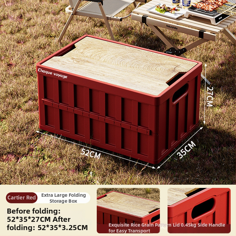 Εξωτερικό πτυσσόμενο κουτί αποθήκευσης για το πορτμπαγκάζ αυτοκινήτου, πλαστικό PP, χωρητικότητα 50–60 L, πολυλειτουργικό