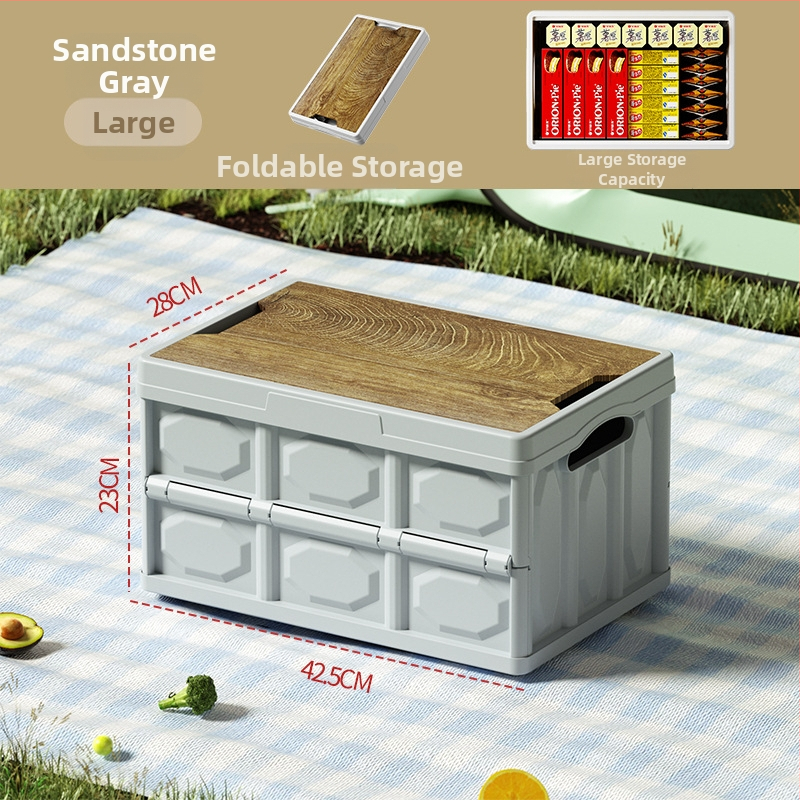 Εξωτερικό πτυσσόμενο κουτί αποθήκευσης για το πορτμπαγκάζ αυτοκινήτου, πλαστικό PP, χωρητικότητα 50–60 L, πολυλειτουργικό