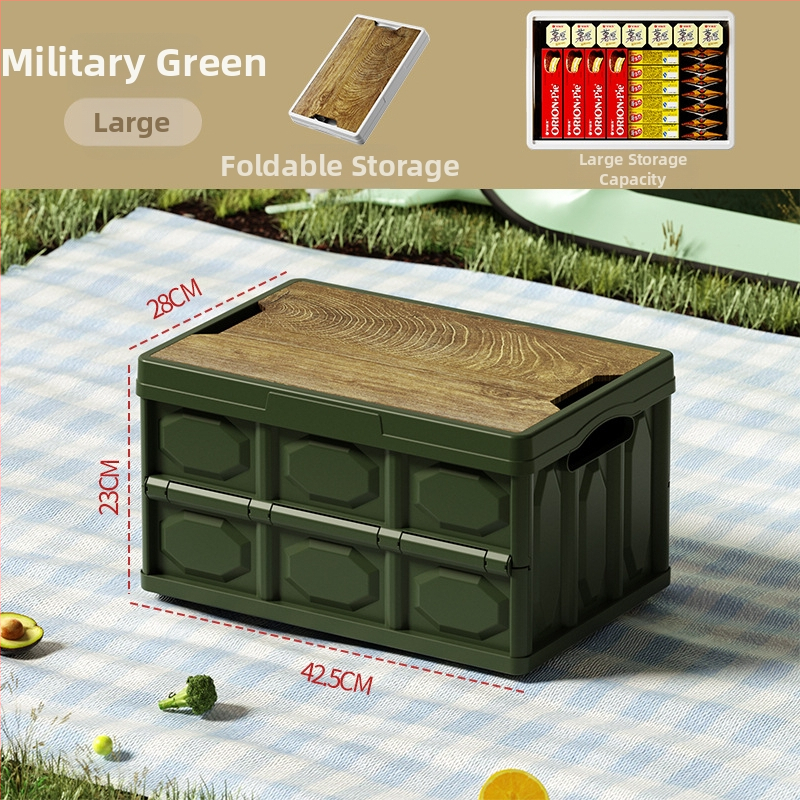 Εξωτερικό πτυσσόμενο κουτί αποθήκευσης για το πορτμπαγκάζ αυτοκινήτου, πλαστικό PP, χωρητικότητα 50–60 L, πολυλειτουργικό