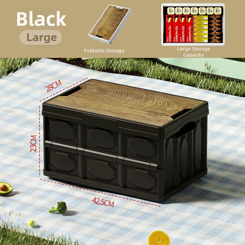 Εξωτερικό πτυσσόμενο κουτί αποθήκευσης για το πορτμπαγκάζ αυτοκινήτου, πλαστικό PP, χωρητικότητα 50–60 L, πολυλειτουργικό