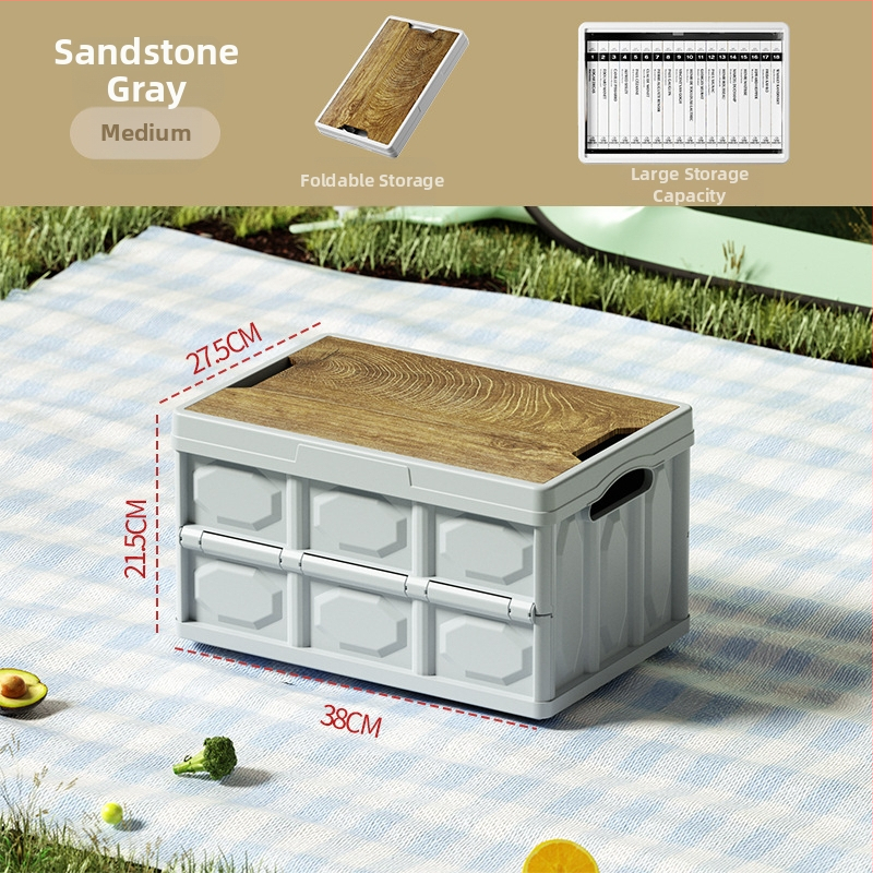 Εξωτερικό πτυσσόμενο κουτί αποθήκευσης για το πορτμπαγκάζ αυτοκινήτου, πλαστικό PP, χωρητικότητα 50–60 L, πολυλειτουργικό