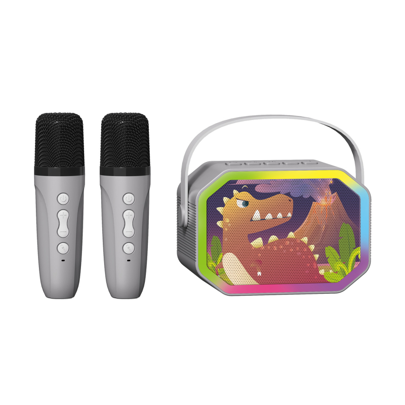 Dječji Bluetooth karaoke mikrofon — sve-u-jednom, ugrađena baterija, izlaz 6W, frekvencijski raspon 20Hz–20kHz, SNR ≥70dB