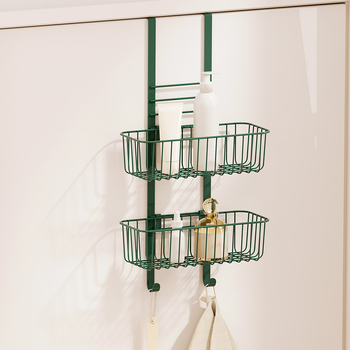 Željezni stalak za kupaonicu i tuš, praškasta površina, serija U, 1–3 razine, prilagodljiv