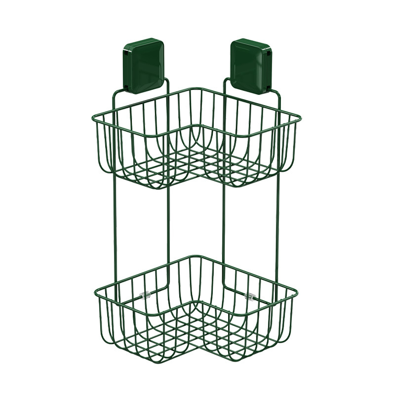 Željezni stalak za kupaonicu i tuš, praškasta površina, serija U, 1–3 razine, prilagodljiv