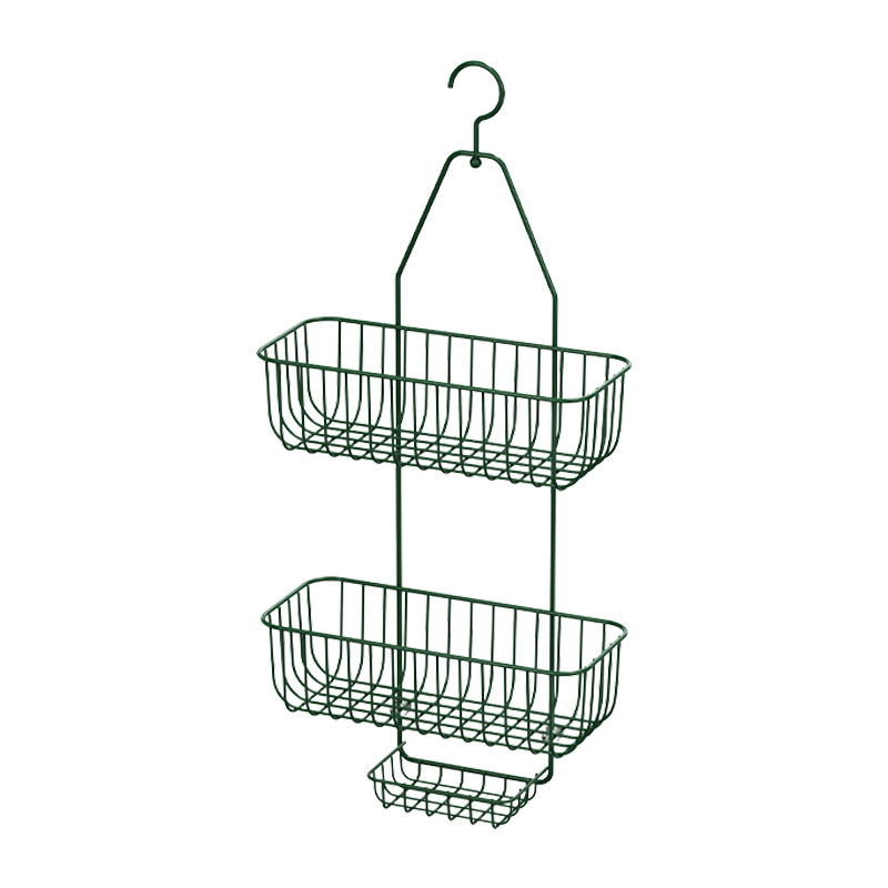Željezni stalak za kupaonicu i tuš, praškasta površina, serija U, 1–3 razine, prilagodljiv
