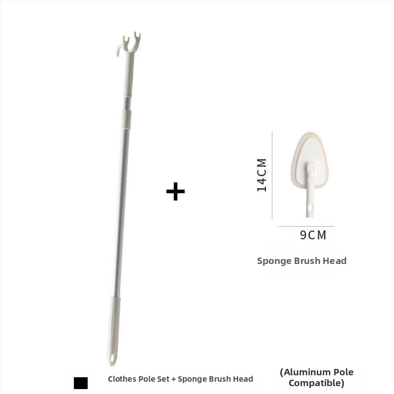 Tyč na sušenie oblečenia, rozťahovacia, japonský Muji štýl, na balkónové sušenie, uvedená na trh v roku 2023