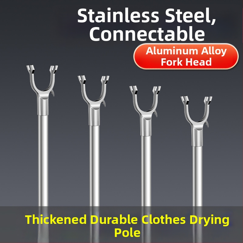 Tijiajing kovová teleskopická tyč na sušenie bielizne, balkónový vešiak, moderný minimalistický štýl