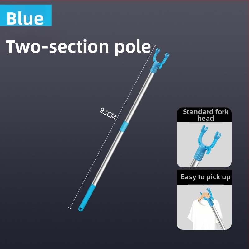 Tijiajing kovová teleskopická tyč na sušenie bielizne, balkónový vešiak, moderný minimalistický štýl
