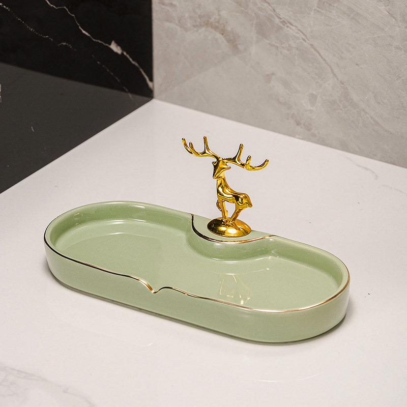 Keramički set čašica za usta s držačem za pohranu, hotelski stil, otisak loga, prilagodba dostupna, privatne marke odobrene