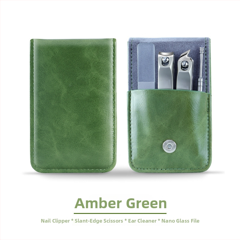 Blackant 7 τεμαχίων σετ κοπτών νυχιών με design Anti-Splash, εργαλείο κερί αυτιού, φορητό οικιακό κιτ περιποίησης ποδιών — γερμανική δεξιοτεχνία