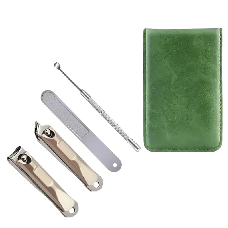 Blackant 7 τεμαχίων σετ κοπτών νυχιών με design Anti-Splash, εργαλείο κερί αυτιού, φορητό οικιακό κιτ περιποίησης ποδιών — γερμανική δεξιοτεχνία