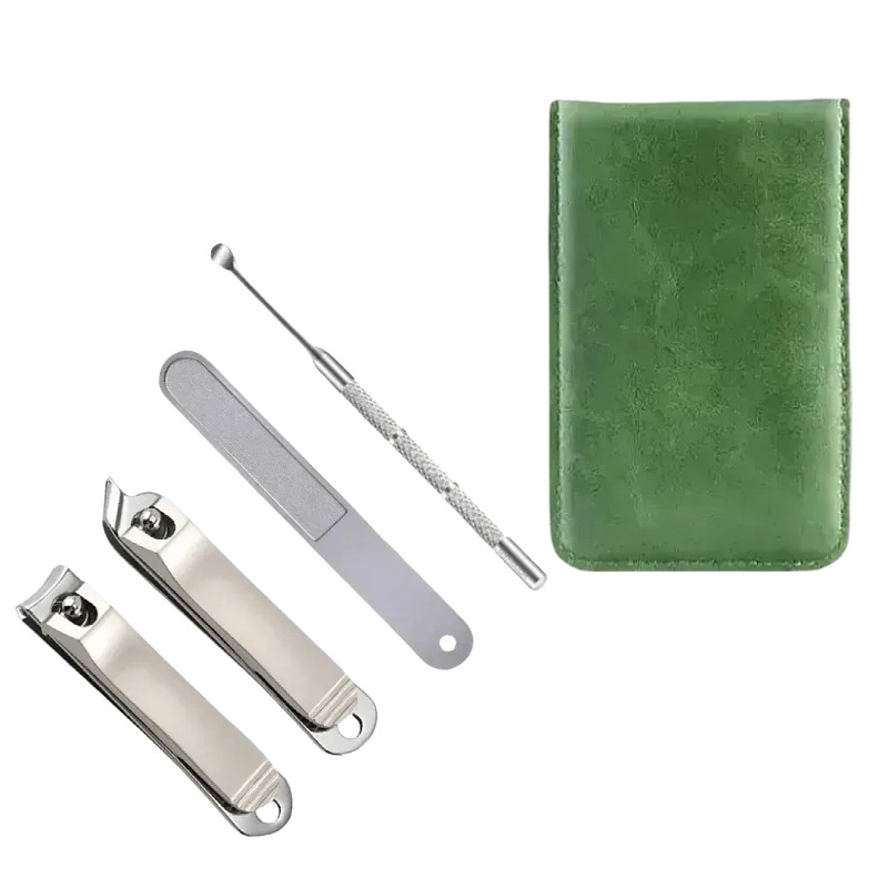 Blackant 7 τεμαχίων σετ κοπτών νυχιών με design Anti-Splash, εργαλείο κερί αυτιού, φορητό οικιακό κιτ περιποίησης ποδιών — γερμανική δεξιοτεχνία