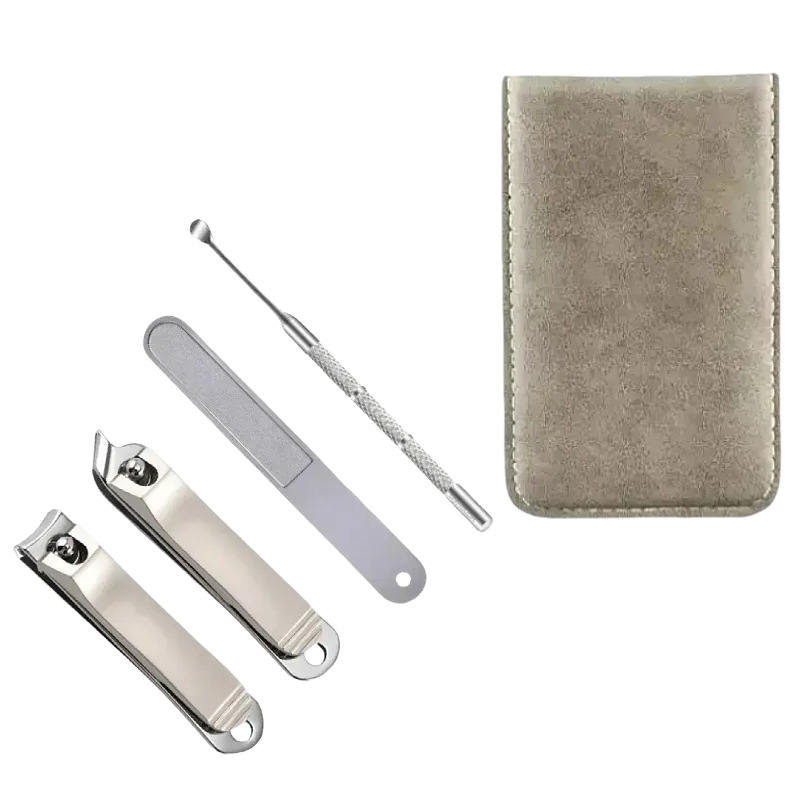 Blackant 7 τεμαχίων σετ κοπτών νυχιών με design Anti-Splash, εργαλείο κερί αυτιού, φορητό οικιακό κιτ περιποίησης ποδιών — γερμανική δεξιοτεχνία