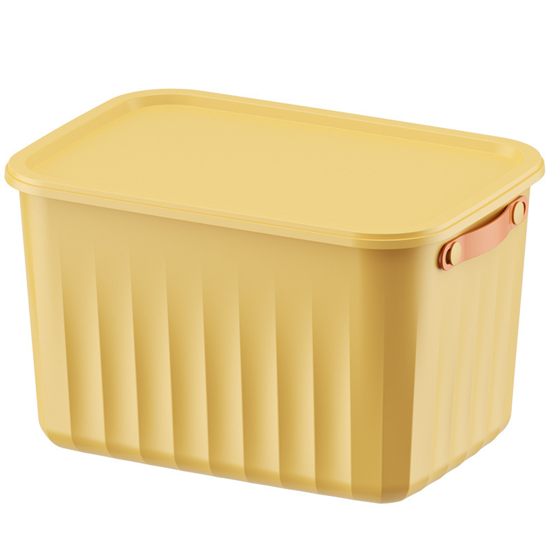 Kutija za pohranu s poklopcem, PP plastika, s ručkom, kapacitet 0-5 L, višestruka namjena, otporna na prašinu