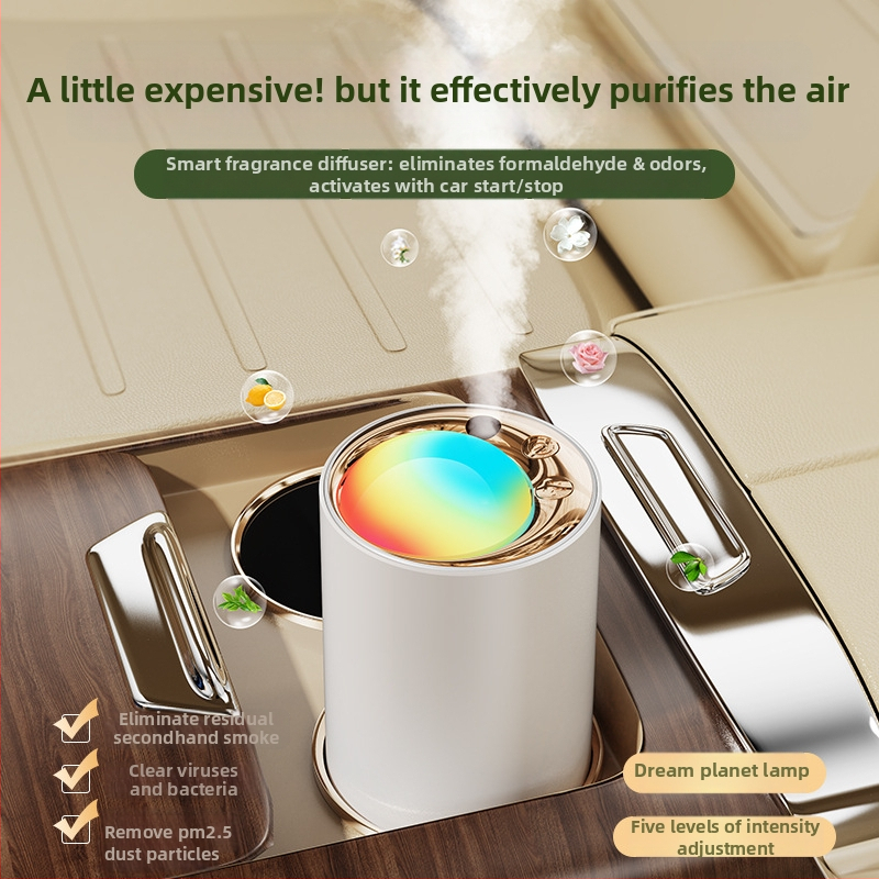 Διαχυτής αρωματοθεραπείας αυτοκινήτου, Μοντέλο CZ001; Υλικό ABS+PC; Ισχύς 1W USB φόρτιση; Τάση 3.7-5V; Βάρος 150 g