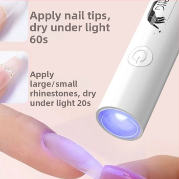 Ručná lampa na nechty pre umenie s dobíjateľnou energiou, inteligentný digitálny displej, vysokovýkonné LED diódy, rýchle schnutie za 10 sekúnd, kompaktná lampa na polymerizáciu
