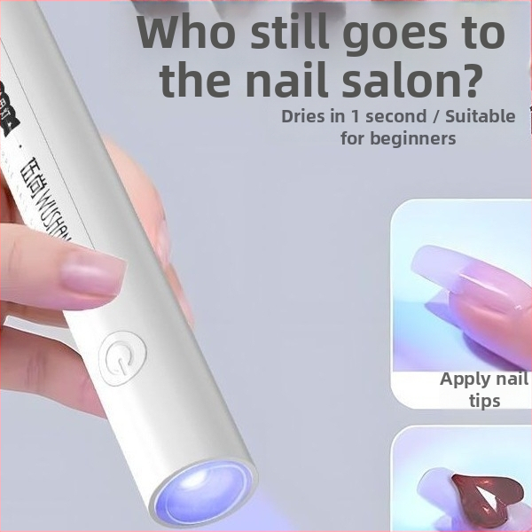 Ručná lampa na nechty pre umenie s dobíjateľnou energiou, inteligentný digitálny displej, vysokovýkonné LED diódy, rýchle schnutie za 10 sekúnd, kompaktná lampa na polymerizáciu