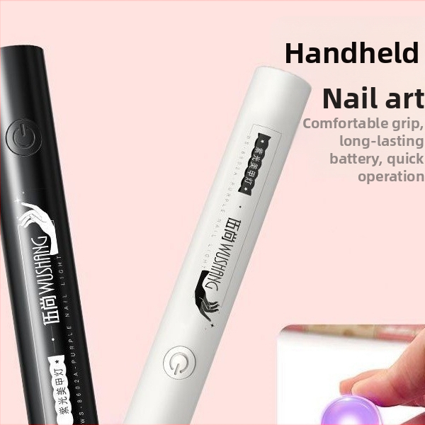 Ručná lampa na nechty pre umenie s dobíjateľnou energiou, inteligentný digitálny displej, vysokovýkonné LED diódy, rýchle schnutie za 10 sekúnd, kompaktná lampa na polymerizáciu