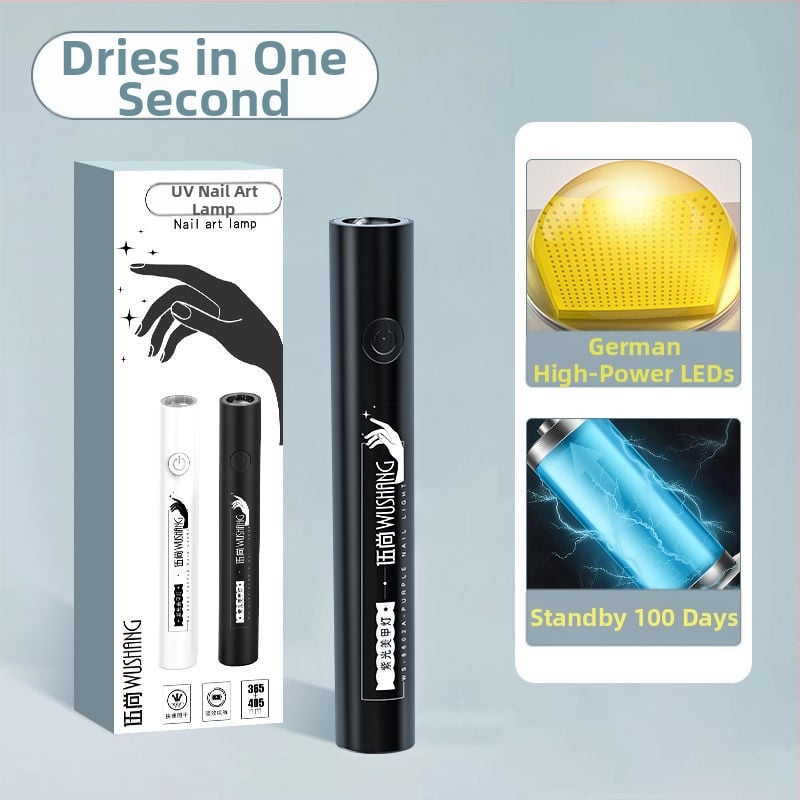 Ručná lampa na nechty pre umenie s dobíjateľnou energiou, inteligentný digitálny displej, vysokovýkonné LED diódy, rýchle schnutie za 10 sekúnd, kompaktná lampa na polymerizáciu