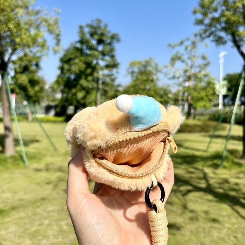 Novčanik s crtanim medvjedićem za slušalice i ključeve, PU materijal | Materijal: PU • Uzorak: Drugo • Spol: Muškarac • Marka: Unique