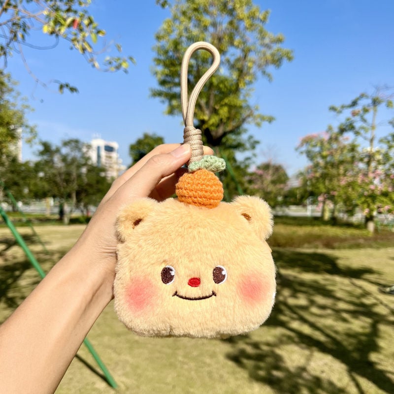 Novčanik s crtanim medvjedićem za slušalice i ključeve, PU materijal | Materijal: PU • Uzorak: Drugo • Spol: Muškarac • Marka: Unique